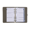 Kalpa Personal organizer met weekagenda met uurindeling nerf grijs (1 week per 2 pagina's) 2-talig 406164 - 4