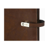 Kalpa Personal organizer met weekagenda met uurindeling omberbruin (1 week per 2 pagina's) 2-talig 262573 - 2