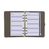 Kalpa Personal organizer met weekagenda nerf grijs (1 week per 2 pagina's) 4-talig 406164 - 5
