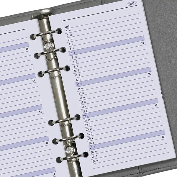 Kalpa Personal weekagenda met uurindeling 2026 navulling (1 week per 2 pagina) 2-talig 262562 - 4