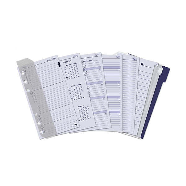 Kalpa Personal weekagenda met uurindeling 2027 jaardoos navulling (1 week per 2 pagina's) 2-talig 263563 - 1