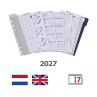 Kalpa Personal weekagenda met uurindeling 2027 jaardoos navulling (1 week per 2 pagina's) 2-talig 263563