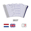 Kalpa Personal weekagenda met uurindeling 2027 jaardoos navulling (1 week per 2 pagina's) 2-talig 263563 - 1