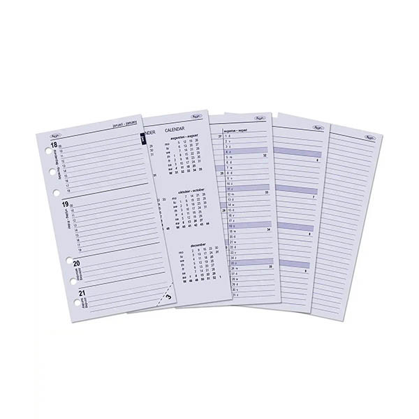 Kalpa Personal weekagenda met uurindeling 2027 navulling (1 week per 2 pagina's) 2-talig 263562 - 1