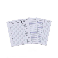 Kalpa Pocket dagagenda met uurindeling 2026 navulling (1 dag per pagina) 2-talig 262566