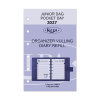 Kalpa Pocket dagagenda met uurindeling 2027 navulling (1 dag per pagina) 2-talig 263566 - 2