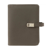 Kalpa Pocket organizer met weekagenda met uurindeling nerf grijs (1 week per 2 pagina's) 2-talig 406167