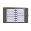 Kalpa Pocket organizer met weekagenda met uurindeling nerf grijs (1 week per 2 pagina's) 2-talig 406167 - 5