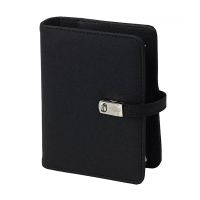Kalpa Pocket organizer met weekagenda met uurindeling nerf zwart (1 week per 2 pagina's) 2-talig 406196
