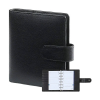 Kalpa Pocket organizer met weekagenda zwart leer (1 week per 2 pagina's) 4-talig 262595 - 1