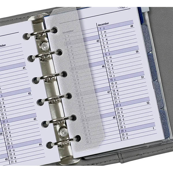 Kalpa Pocket weekagenda met uurindeling 2026 jaardoos navulling (1 week per 2 pagina) 2-talig 262568 - 4