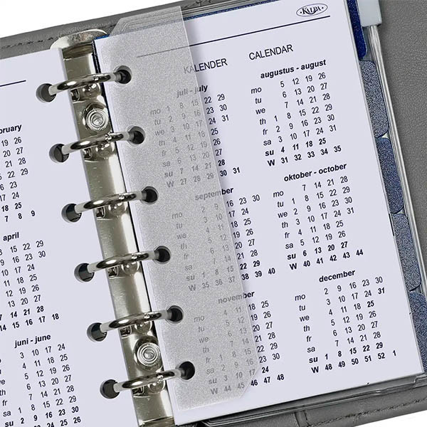 Kalpa Pocket weekagenda met uurindeling 2026 jaardoos navulling (1 week per 2 pagina) 2-talig 262568 - 6