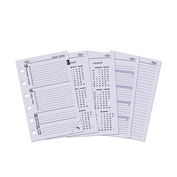 Kalpa Pocket weekagenda met uurindeling 2026 navulling (1 week per 2 pagina) 2-talig 262567 - 1