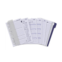 Kalpa Pocket weekagenda met uurindeling 2027 jaardoos navulling (1 week per 2 pagina's) 2-talig 263568