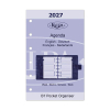 Kalpa Pocket weekagenda met uurindeling 2027 jaardoos navulling (1 week per 2 pagina's) 2-talig 263568 - 2