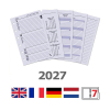 Kalpa Pocket weekagenda met uurindeling 2027 navulling (1 week per 2 pagina's) 4-talig 262598 - 1