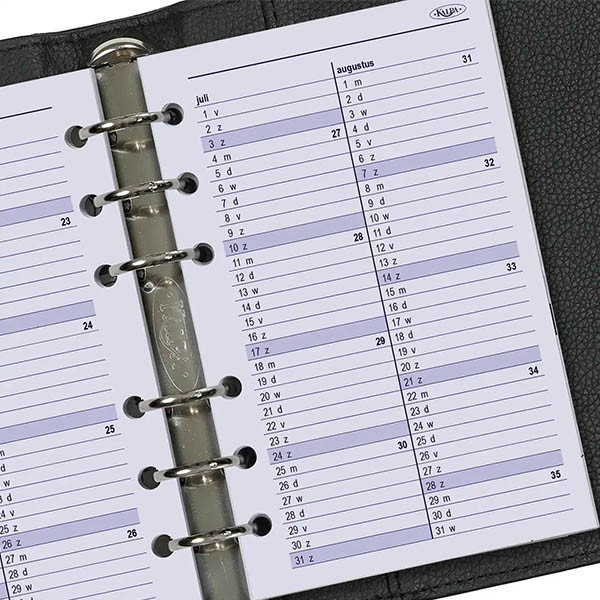Kalpa Senior dagagenda met uurindeling 2026 navulling (1 dag per pagina) NL 262564 - 4