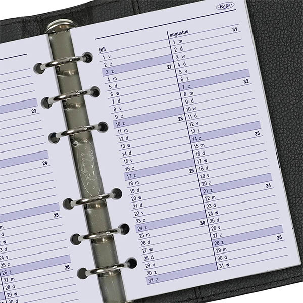 Kalpa Senior weekagenda met uurindeling 2027 navulling (1 week per 2 pagina's) NL 263565 - 5