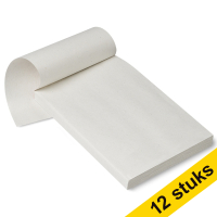 Aanbieding: 12x Kangaro kladblok blanco 67,5 x 110 mm 100 vellen