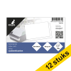 Aanbieding: 12x Kangaro systeemkaart blanco wit 130 x 80 mm (100 stuks) 056778 - 1