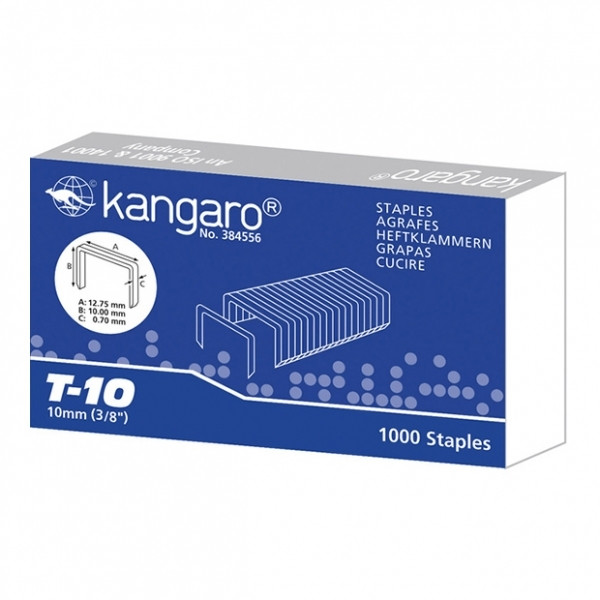 Kangaro T-10 tackernietjes (1000 stuks) K-7500111 204915 - 1