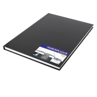 Kangaro gebonden notitieboek A4 gelijnd 80 vellen zwart K-5520 204908