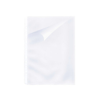 Kangaro geperforeerd hoesje transparant A4 met L-opening 11-gaats 120 micron (100 stuks) 204999