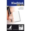 Kangaro kladblok 115 x 198 mm 200 vellen blanco K-55000 205340