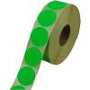 Kangaro markeringspunten Ø 35 mm neongroen (500 etiketten op rol) 298311 - 1