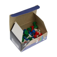 Kangaro pushpins gekleurd (40 stuks) K-28001 205051
