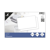 Kangaro systeemkaart blanco wit 200 x 125 mm (100 stuks) K-6104-WI 056779