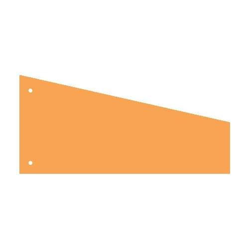 Kangaro trapezium scheidingsstrook 240 x 105 / 60 mm oranje (100 stuks) 0707006TR 205120 - 1