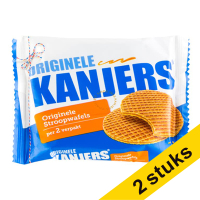 Aanbieding: 2x Kanjers Stroopwafels 2 pack (15 x 80 gram)