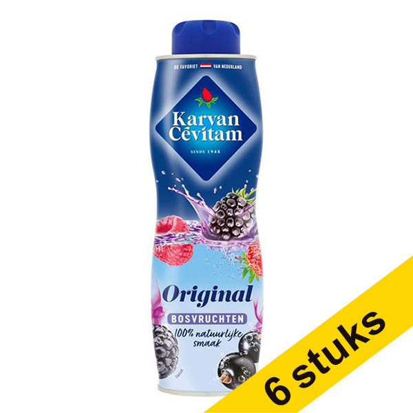 Aanbieding: 6x Karvan Cévitam limonadesiroop bosvruchten (600 ml) 423687 - 1