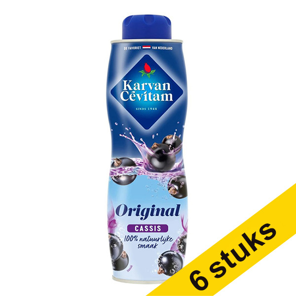 Aanbieding: 6x Karvan Cévitam limonadesiroop cassis (600 ml) 423689 - 1
