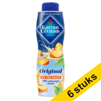 Aanbieding: 6x Karvan Cévitam limonadesiroop ice tea perzik (600 ml)