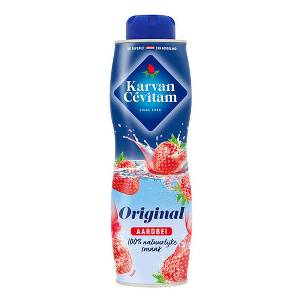 Karvan Cévitam limonadesiroop aardbei (600 ml) 423237 - 1
