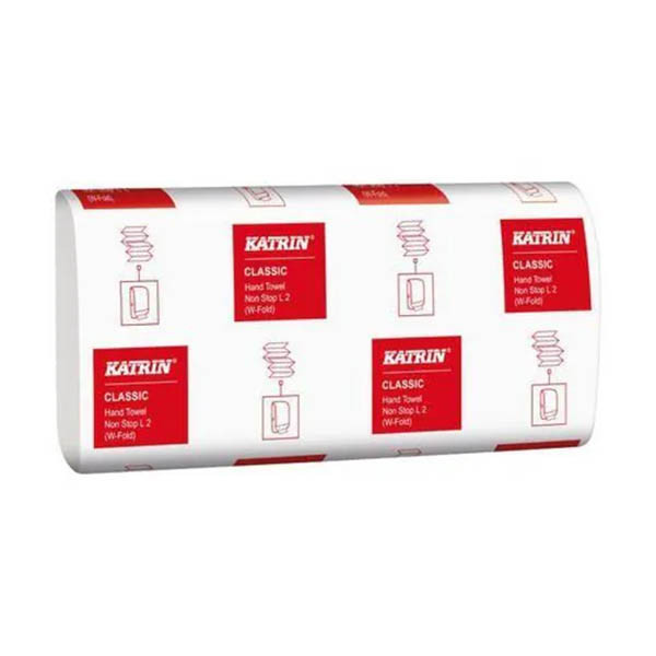 Katrin 61549 W-vouw handdoeken 2-laags 25 pakken 61549 068817 - 2