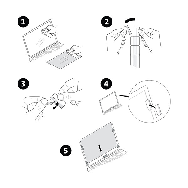 Kensington 14 inch 16:9 privacyfilter 230063 - 3