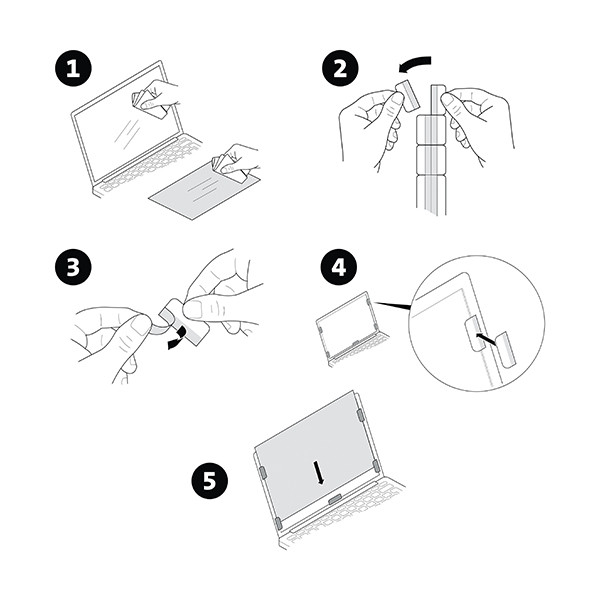 Kensington 15.6 inch 16:9 privacyfilter 230067 - 3