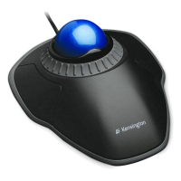 Kensington Orbit Trackball met scroll ring met kabel zwart K72337EU 230083