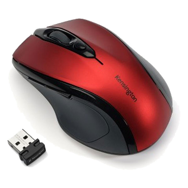 Kensington Pro Fit ergonomische muis draadloos rood K72422WW 230085 - 1