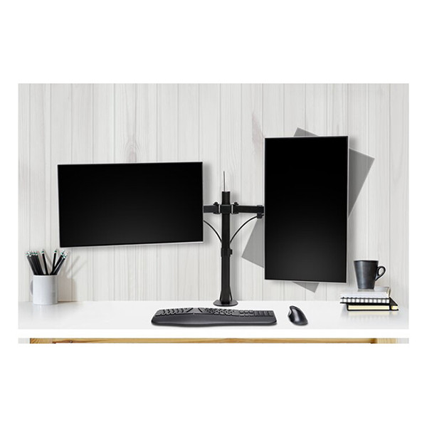 Kensington Smartfit Ergo monitorarm voor 2 monitoren zwart (met klem) K55409WW 230153 - 5