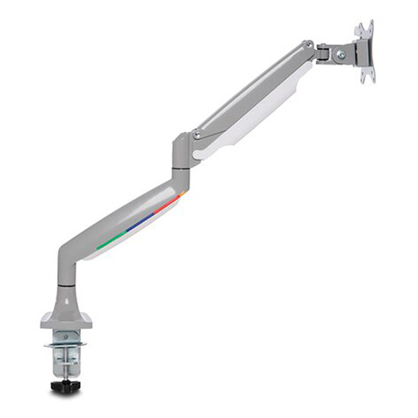 Kensington Smartfit one-touch gasgeveerde monitorarm voor 1 monitor grijs (met klem en bladdoorvoer) K55470EU 230154 - 2