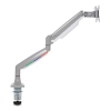 Kensington Smartfit one-touch gasgeveerde monitorarm voor 1 monitor grijs (met klem en bladdoorvoer) K55470EU 230154 - 2