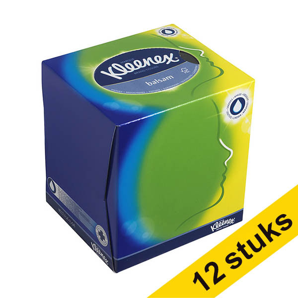 Aanbieding: 12x Kleenex Kubus tissues (56 vellen) SKL00038 - 1