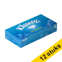 Aanbieding: 12x Kleenex zakdoekjes wit 2-laags (100 vellen) SKL00061