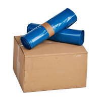 Knapzak LDPE containerzak blauw 240 liter (100 stuks) SKA00053