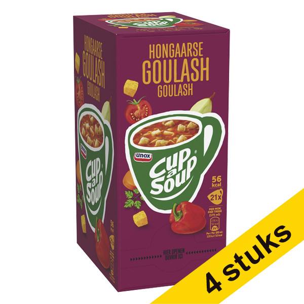 Aanbieding: 4x Cup-a-Soup Hongaarse goulash 175 ml (21 stuks) 423053 - 1
