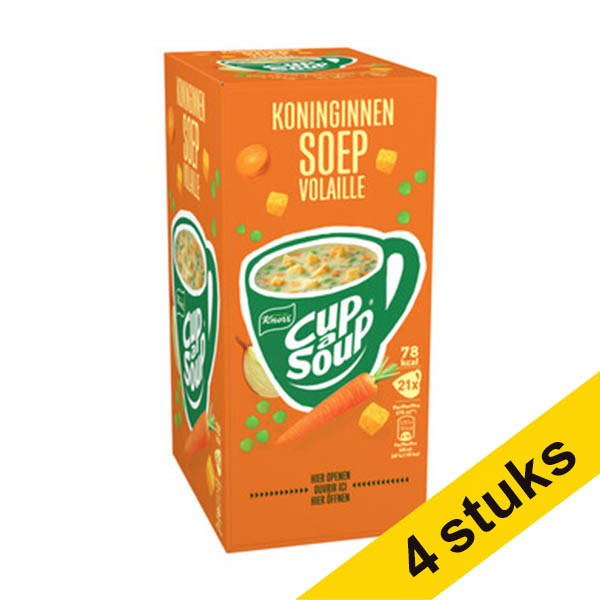 Aanbieding: 4x Cup-a-Soup Koninginnensoep 175 ml (21 stuks) 423062 - 1